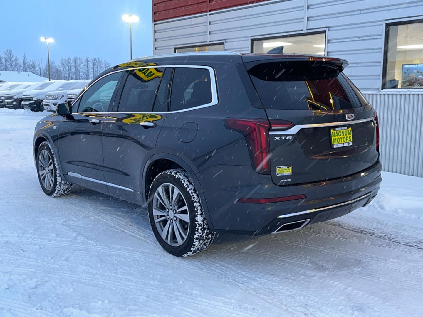 2022 BLACK /black leather CADILLAC XT6 PREMIUM LUXURY (1GYKPDRSXNZ) with an 3.6L engine, Automatic transmission, located at 1960 Industrial Drive, Wasilla, 99654, (907) 274-2277, 61.573475, -149.400146 - Photo#2